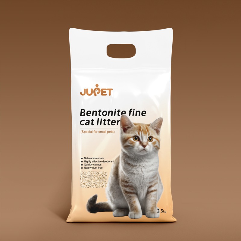 Bentonite fine cat litter 2.5kg (milk flavored)