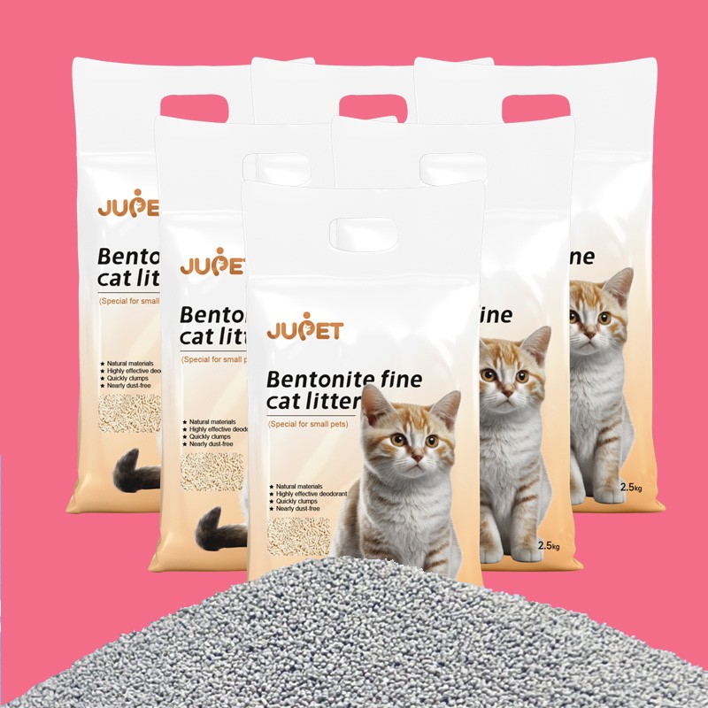 Bentonite fine cat litter 2.5kg (milk flavored)